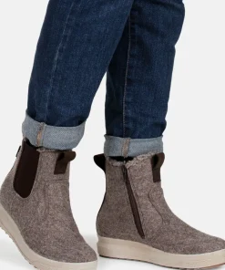 Pomar Women´s Kevo GORE-TEX Ankle Boot Sand Felt/bark Micro