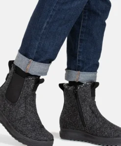 Pomar Women´s Kevo GORE-TEX Ankle Boot Granit Felt/black Micro