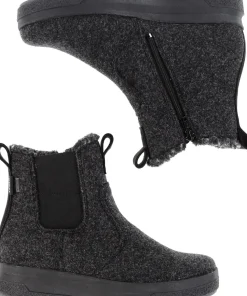 Pomar Women´s Kevo GORE-TEX Ankle Boot Granit Felt/black Micro
