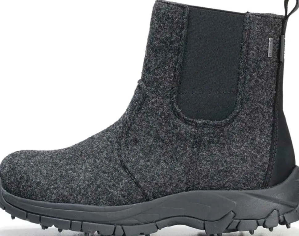 Pomar Women's Metso GORE-TEX Winter Spike Boot Granit felt/Black waxy