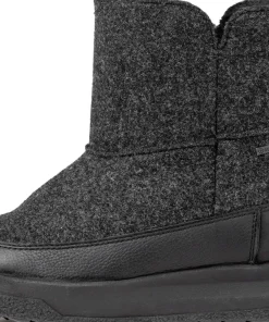 Pomar Women's Niva GORE-TEX Ankle Boot Granit Felt/vivian Black/fur