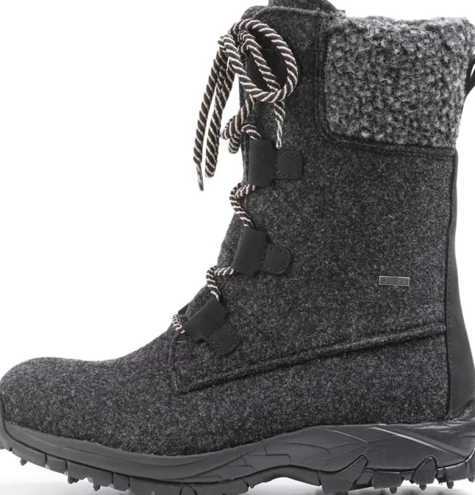 Pomar Women's Riekko GORE-TEX Boot Granit Felt/black Micro