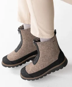 Pomar Women's Unari GORE-TEX Ankle Boot Sand Felt/pu-suede