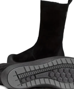 Pomar Women's Utu Gore-Tex Winter Boot Black Suede/waxy (fur L) Curling