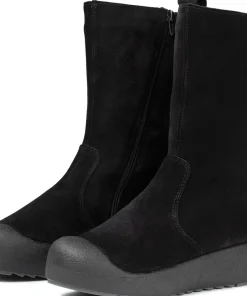Pomar Women's Utu Gore-Tex Winter Boot Black Suede/waxy (fur L) Curling