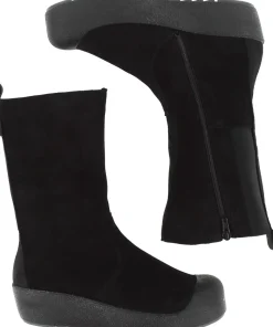 Pomar Women's Utu Gore-Tex Winter Boot Black Suede/waxy (fur L) Curling