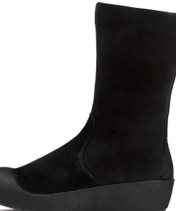 Pomar Women's Utu Gore-Tex Winter Boot Black Suede/waxy (fur L) Curling