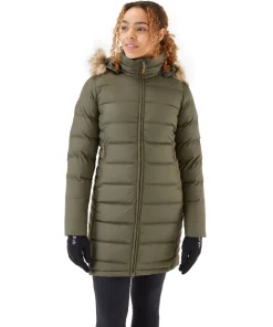 Rab Women's Deep Cover Down Parka Army