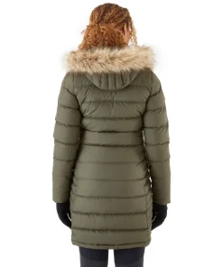 Rab Women's Deep Cover Down Parka Army