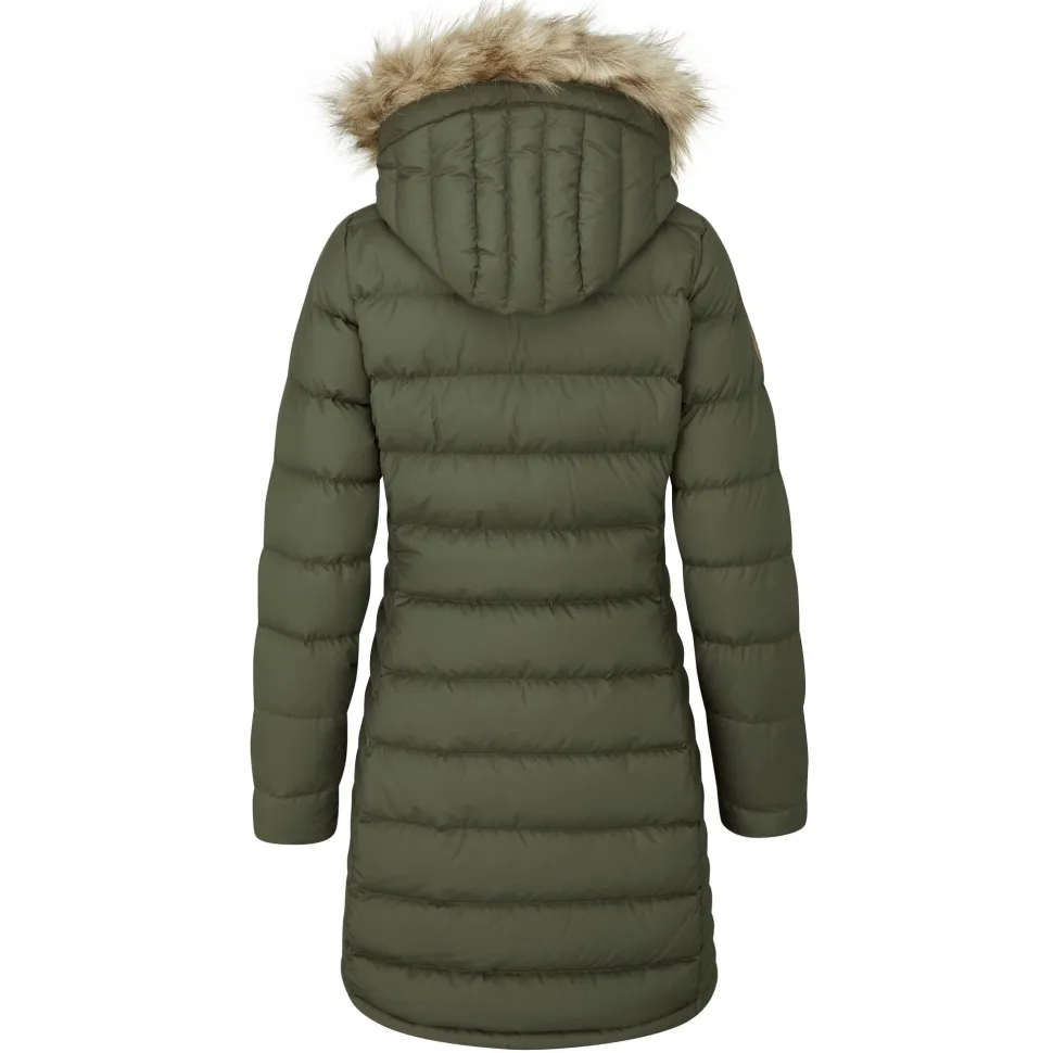 Rab Women's Deep Cover Down Parka Army