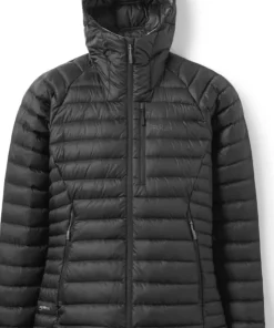 Rab Women's Microlight Alpine Down Jacket Black (graphene)