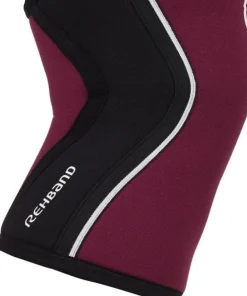 Rehband Rx Knee-Sleeve 5mm Black/Burgundy