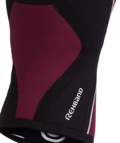 Rehband Rx Knee-Sleeve 5mm Black/Burgundy