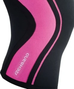 Rehband Rx Knee-Sleeve 5mm Black/Pink