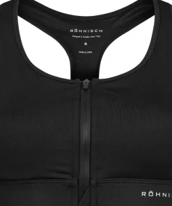 Röhnisch Women's Essential Zip Sportsbra Black