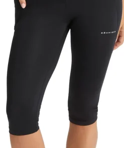 Röhnisch Women's Flattering High Waist Capri Tights Black