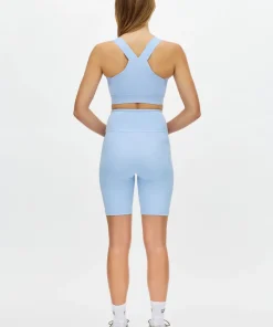 Röhnisch Women's Flattering High Waist Bike Tights Chambray Blue