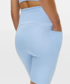 Röhnisch Women's Flattering High Waist Bike Tights Chambray Blue