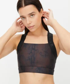 Röhnisch Women's Kay Printed Sports Bra Brown Snake