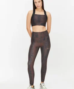 Röhnisch Women's Kay Printed Sports Bra Brown Snake