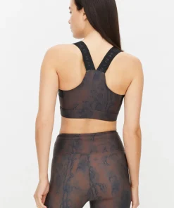 Röhnisch Women's Kay Printed Sports Bra Brown Snake