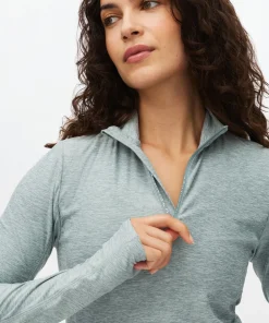 Röhnisch Women's Midlayer Half Zip Stormy Sea