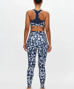 Röhnisch Women's Printed High Waist Tights Indigo Bloom