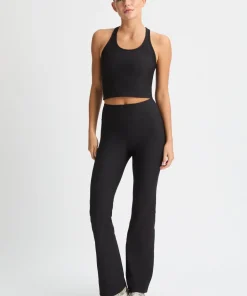 Röhnisch Women's Ribbed R Flare High waist Tight Black