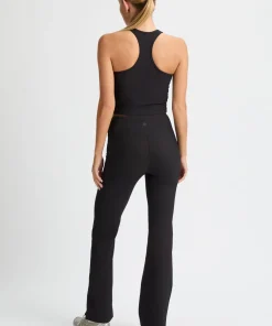 Röhnisch Women's Ribbed R Flare High waist Tight Black