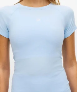 Röhnisch Women's Seamless Flex Tee Chambray Blue