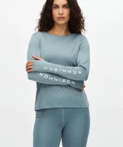 Röhnisch Women's Team Logo Long Sleeve Stormy Sea