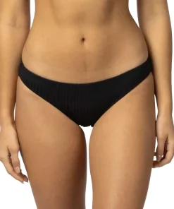 Rip Curl Premium Surf Cheeky Coverage Bikini Bottoms Black