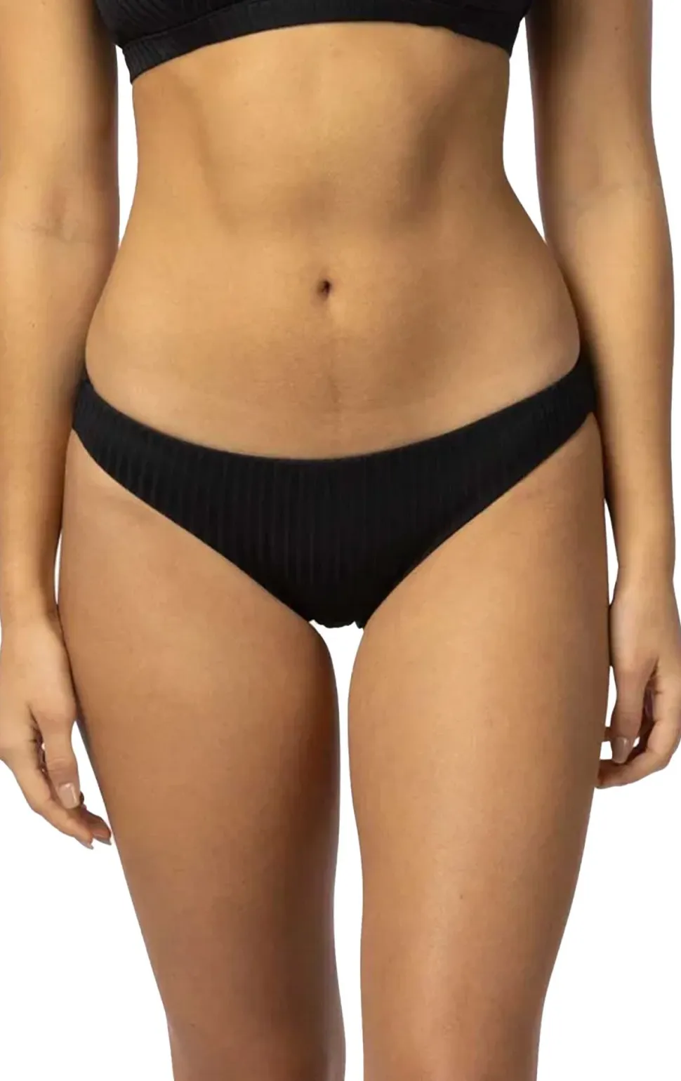 Rip Curl Premium Surf Cheeky Coverage Bikini Bottoms Black