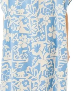 Rip Curl Women's Mixed Hooded Poncho Blissful Blue