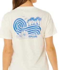 Rip Curl Women's Ocean Break Relaxed Tee Bone