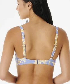 Rip Curl Women's Oceans Together D-Cup Top Blue