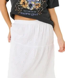 Rip Curl Women's Pacific Coast Heritage Tee Washed Black