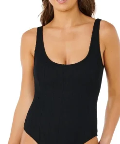 Rip Curl Women's Vibe Surf Cheeky One Piece Black