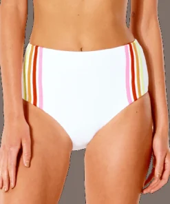 Rip Curl Women's Wave Shapers High Waist Cheeky White
