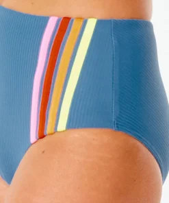 Rip Curl Women's Wave Shapers High Waist Cheeky Dark Teal
