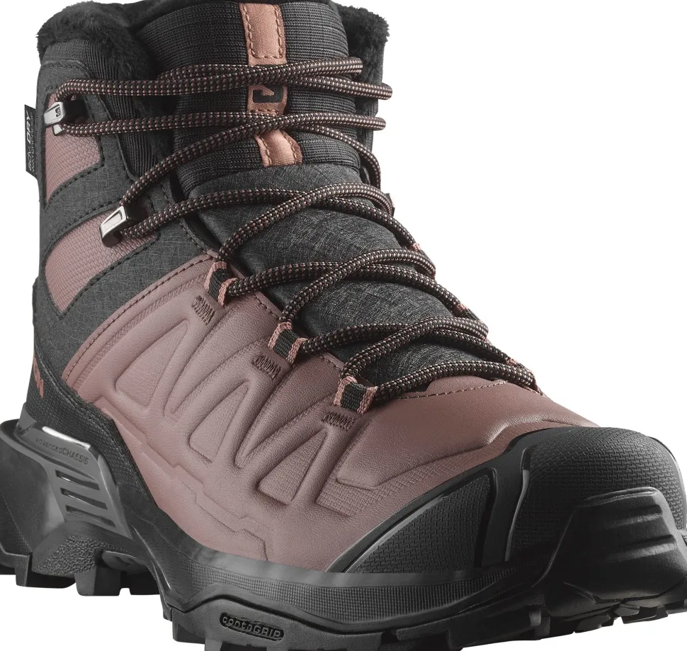 Salomon Women's X Ultra Snowpilot Waterproof Black/Peppercorn/Cognac