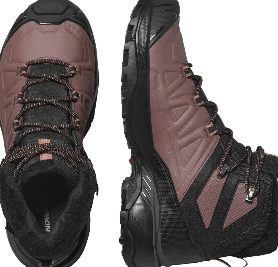 Salomon Women's X Ultra Snowpilot Waterproof Black/Peppercorn/Cognac