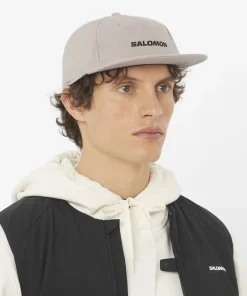 Salomon Logo Flat Cap Etherea