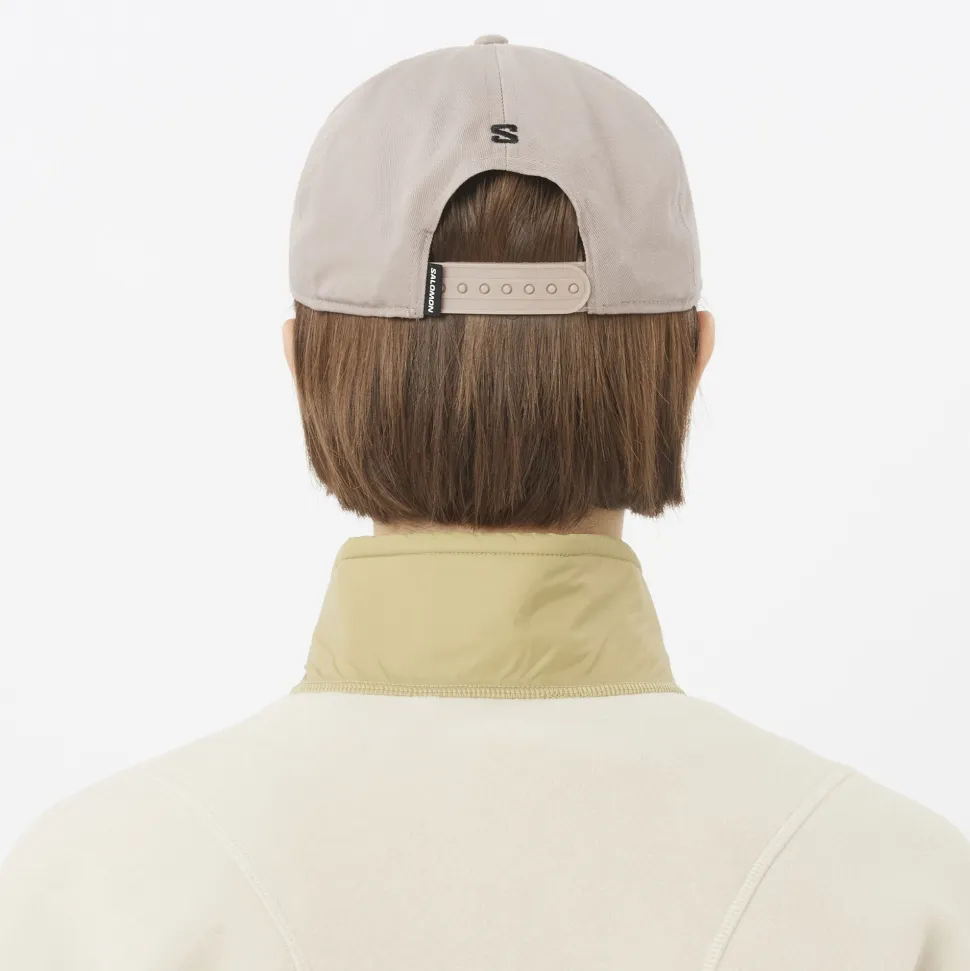 Salomon Logo Flat Cap Etherea