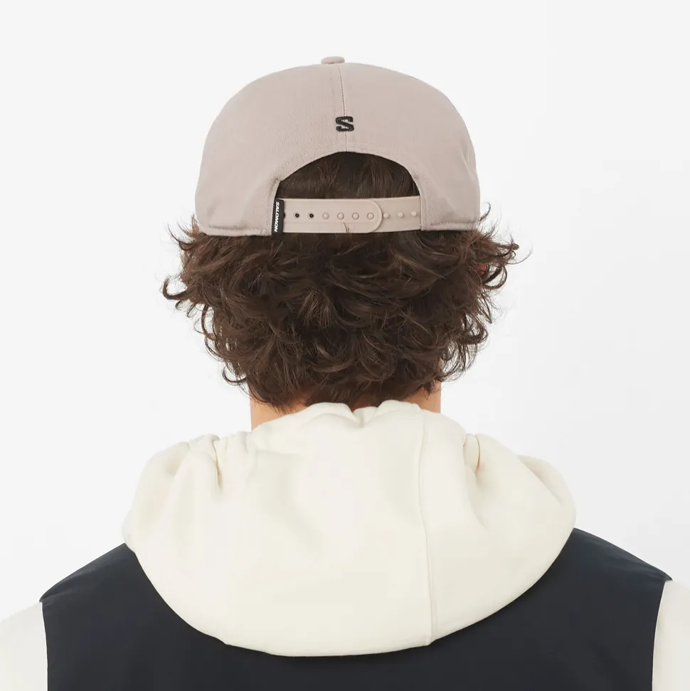 Salomon Logo Flat Cap Etherea
