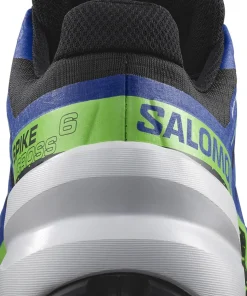 Salomon Unisex Spikecross 6 GORE-TEX Black/Surf The Web/Green Gecko