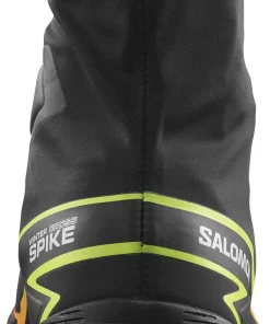 Salomon Unisex Winter Cross Spike Black/Fiery Coral/Safety Yellow