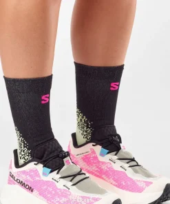 Salomon Women's Aero Glide 4 Grvl Vanilla Ice/Knockout Pink/Black