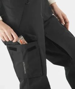 Salomon Women's Bashley Bib Pant Deep Black