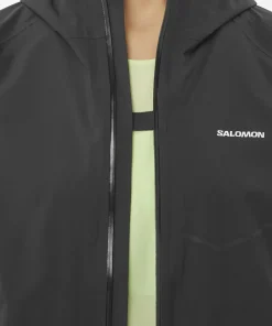 Salomon Women's Bonatti Waterproof Jackets Deep Black